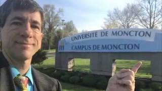 Campus tour of The University of Moncton  Université de Moncton [upl. by Yenoh]