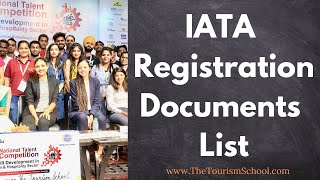 IATA Registration Documents  How to start travel agency  All about IATA  IATA Recognition Process [upl. by Erlene168]