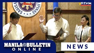 Ralph Recto takes oath as new finance secretary [upl. by Orling594]