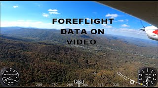 Foreflight Video Overlay GPS Data  Chroma Key with Dashware [upl. by Samira602]