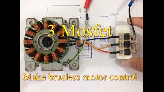 How to make brushless motor controller  Brushless BLDC Motors 12V  24V [upl. by Auoh618]