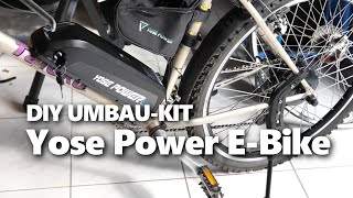 Fahrrad auf Ebike umbauen ganz einfach mit Kit Satz von YOSE POWER [upl. by Aldred]