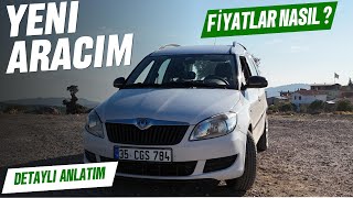 İZMİRKEMALPAŞA AÇIK OTO PAZARINDAN ARABA ALDIM SKODA ROOMSTER [upl. by Imorej]