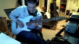 Improv on Guthrie Govan backing track quotGroove Onquot [upl. by Ahseal]