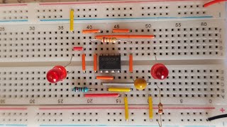 Alternating LEDs with a 555 Timer [upl. by Tempest]