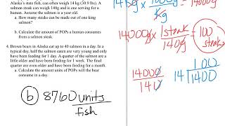 Biomagnification in Food Webs Math [upl. by Sutelc]