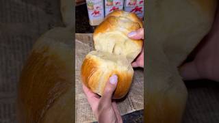 Brioche bread briochebread briocherecipe хлебрецепт бриошь булочка закваскадляхлеба завтрак [upl. by Eisiam]