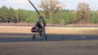 Phoenix Rotorcraft rotor blades test flight on Dominator gyroplane North Carolina [upl. by Lenuahs]