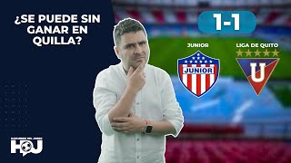 Junior 11 Liga de Quito  Copa Libertadores 2024  Resumen Goles y Táctica por Juan Felipe Cadavid [upl. by Kuster155]