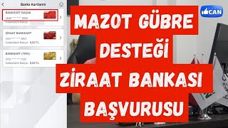 2023 mazot Gübre desteği ziraat bankası başvuru nasıl yapılır Hesapta parayı nasıl göreceğim [upl. by Eduam]