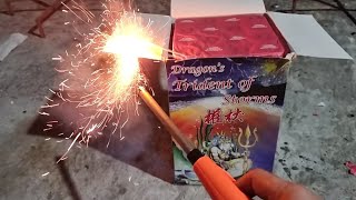 16 shots Trident of Storm by Dragon Fireworks  Philippines New Years Eve 20222023 [upl. by Azal]