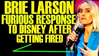 BRIE LARSON ATTACKS DISNEY AFTER GETTING FIRED The Marvels Drama Hits Rock Bottom [upl. by Champagne]