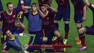 Celebration final League Champions 2014  FIFA 14  Nostalgia [upl. by Enrobyalc808]