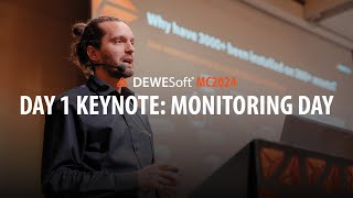 Dewesoft MC2024  DAY 1 Keynote  Monitoring Day [upl. by My689]