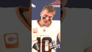 Bo Nix breaks down Broncos struggles on 4th down versus Ravens defense [upl. by Kinnard]