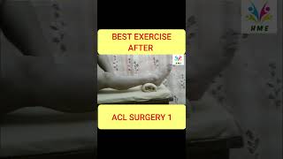 BEST EXERCISE AFTER ACL SURGERY 1  shorts  HEALTH MADE EASY [upl. by Novick]