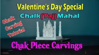 ChalkTajMahal  Tajmahal with Chalk carvings  how to build tajmahal with Chalks Chalk sculptures [upl. by Sherwin548]