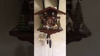 cuckoo clock woodchopper Switzerland [upl. by Sinne25]