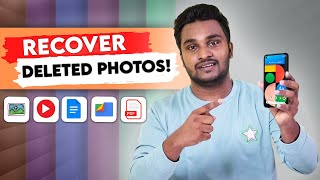 How to Recover Deleted Photos on Android Mobile Simple Trick Tamil [upl. by Elodea]