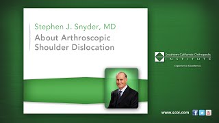 About Arthroscopic Shoulder Dislocation [upl. by Aseel]