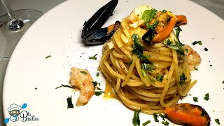 Spaghetti risottati con gamberoni e cozze Cremosi e gustosi [upl. by Anum861]