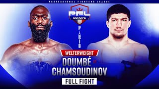 Cédric Doumbé vs Baissangour Chamsoudinov  PFL Europe Paris FULL FIGHT [upl. by Nomyt]