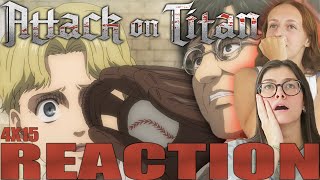 Attack on Titan SUB  4x15 Sole Salvation  Reaction [upl. by Alessandra76]