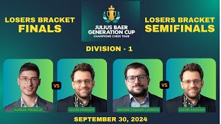 Julius Baer Generation Cup 2024  Division 1  LOSERS  SEMIFINALS amp FINALS [upl. by Warder]