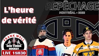 REPÊCHAGE LNH 2022 EN DIRECT  QUI SERA LE PREMIER CHOIX DU CANADIEN [upl. by Remos]