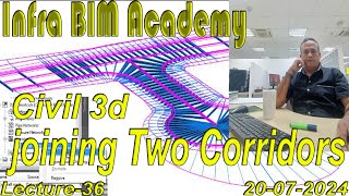 Lecture36 Joining two Corridors Infra Bim Academy [upl. by Brinkema706]