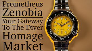 Prometheus Zenobia Review  Squale Heuer or Another Homage  How Do You Like Your ETAs Served [upl. by Krista581]