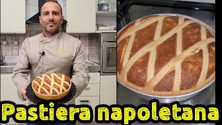 Pastiera napoletana fatta in casa Ricetta spettacolare spiegata da un pasticciere napoletano [upl. by Etnor]