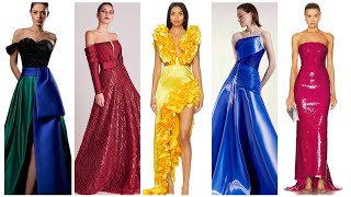 Latest women Evening dresses for every occasion😍Latest fancy dressEvening short and long gowns 2024 [upl. by Carmina604]