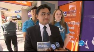 Greenway Liberal candidate Jaymes Diaz on Ten News  5 August 2013 [upl. by Ahsikam]