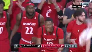 Mens Basketball Highlights Cincinnati 69 Houston 85 Courtesy CBS Sports [upl. by Boykins]