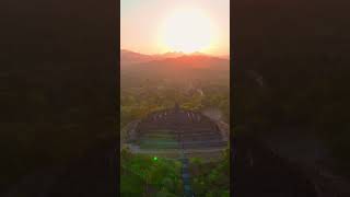 SUNSET BOROBUDUR borobudur sunset dji magelang [upl. by Cartwright212]