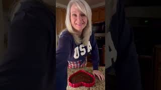 Easy Homemade Brownies brownie heart [upl. by Ertemed171]