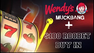 wendys muckbang  100 buy in stream [upl. by Weber185]