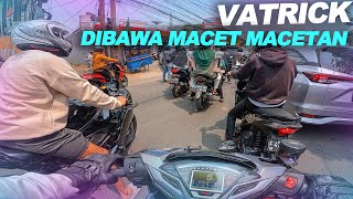 VARIO 63 FREE  LEWAT SAWANGAN JAM 12 SIANG  MACET TOTAL [upl. by Uri]