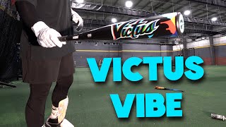 Hitting with the 2025 Victus Vibe BBCOR vs Atlas  BBCOR Baseball Bat Review [upl. by Missy771]