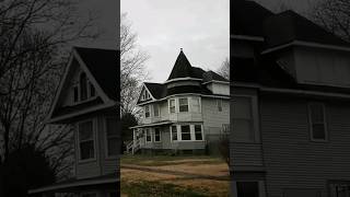 Beautiful Queen Anne Victorian HouseSmall Town Mazon Illinois victorian oldhouse Turret travel [upl. by Swehttam]