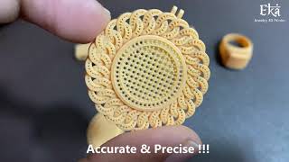 Make Precise Jewelry Masterpiece with EKA DLP 3D Printer [upl. by Anni940]