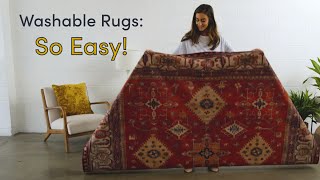 How to Assemble Your Washable Rug  Ruggable [upl. by Onailimixam]