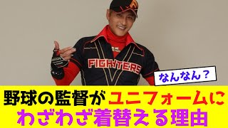 野球の監督がユニフォームにわざわざ着替える理由【なんJなんG野球反応】 [upl. by Prudi956]