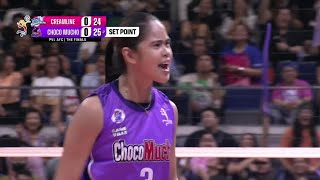 Choco Muchos SWEET SET 1 FINISH vs Creamline 🍫  2024 PVL ALLFILIPINO CONFERENCE [upl. by Currier723]