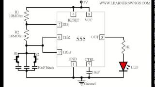 Amazing Animation of Astable Mode Operation of 555 Timer with Circuit Diagram [upl. by Hasila]