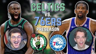 Celtics vs 76ers Preseason Pregame Show [upl. by Akyssej988]