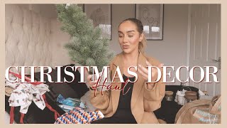 CHIRSTMAS DECOR HAUL  BampM Homesense Matalan  more [upl. by Matthei]