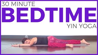 30 minute Yin Yoga for Bedtime to Fall Asleep Fast  Sarah Beth Yoga [upl. by Ayamahs]