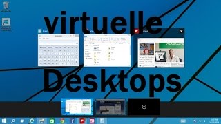 virtuelle Desktops bei Windows 10 nutzen [upl. by Carlson54]